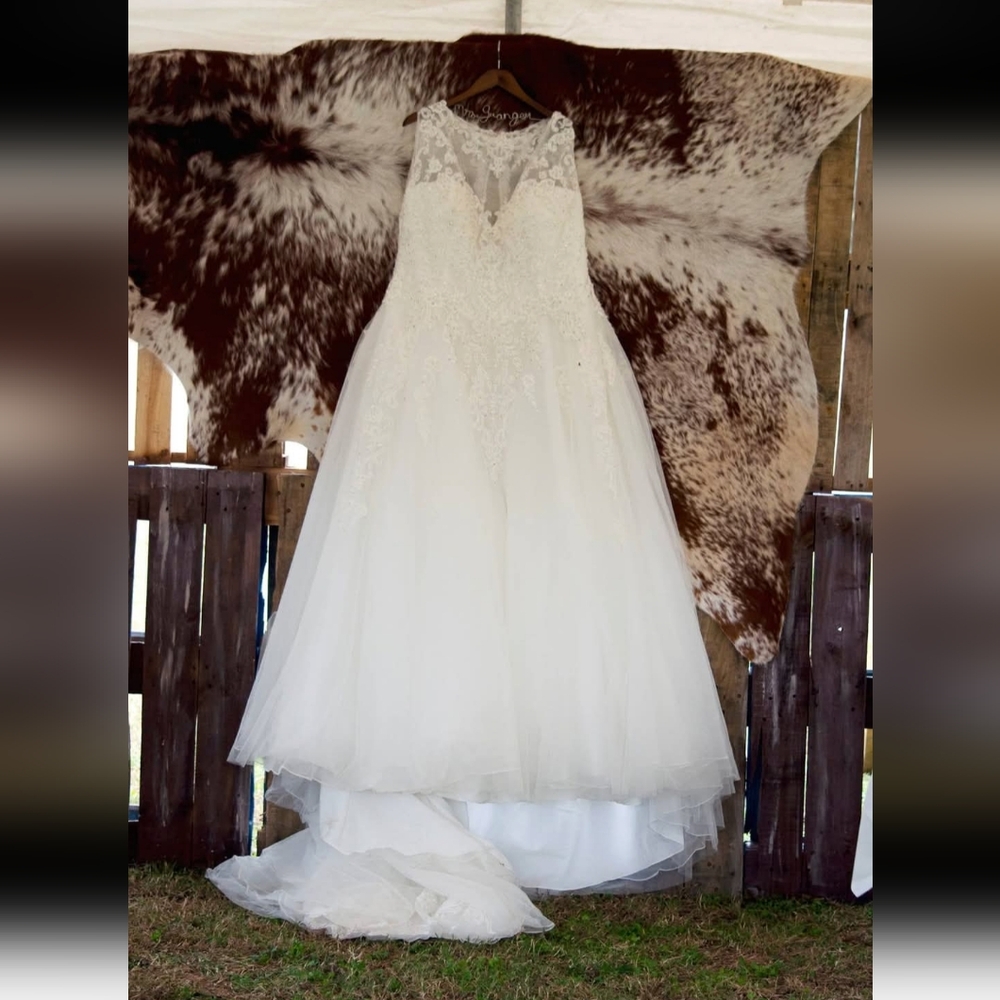 Mori Lee Ivory Bridal Gown Size 20